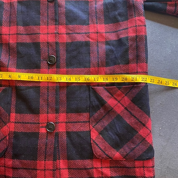 Vintage Pendleton wool plain blazer coat S/M - Picture 8 of 13